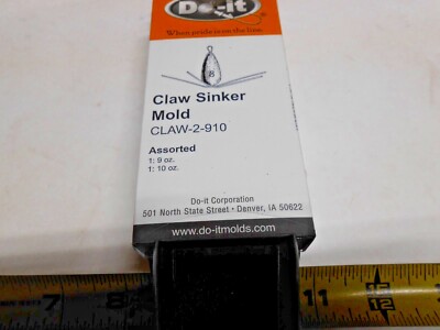 3274 Do-It Claw Sinker Mold 10 oz