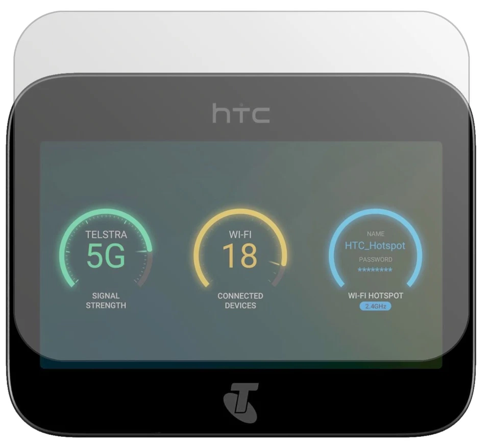 2x Screen Protector for HTC 5G Hub Protection Anti Glare dipos - Image 2 of 4