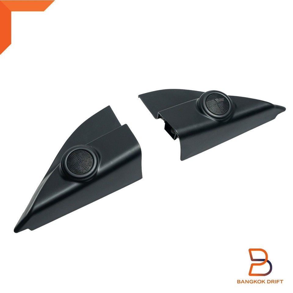 Paire De Moulures De Tweeter Avant Noir Pour Toyota Hilux Vigo MK6 MK7 05-14