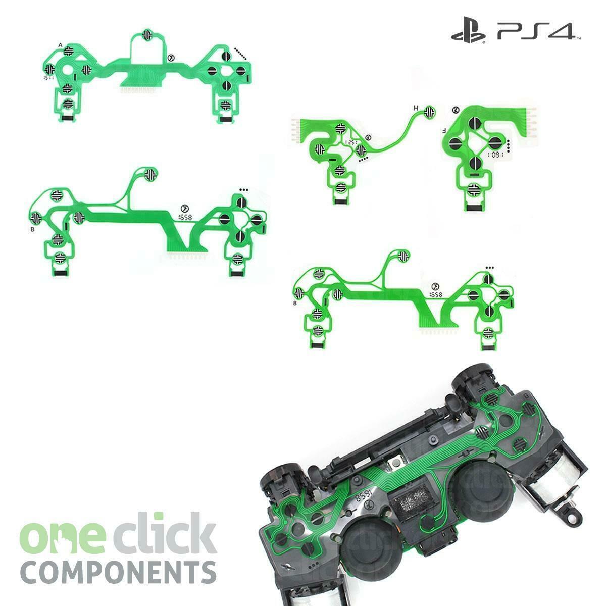 PlayStation4 - ajbon For PlayStation 4 PS4 Controller Conductive Film Keypad flex