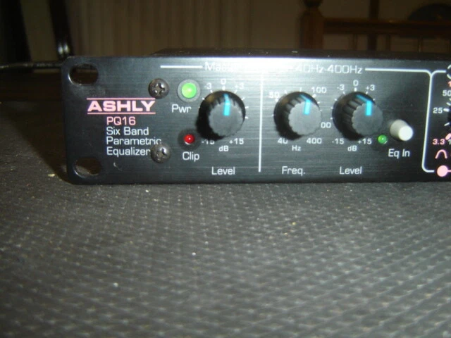 Ashly PQ16, 6 Band Parametric Equalizer, Eq, Vintage Rack - Image 2 of 4