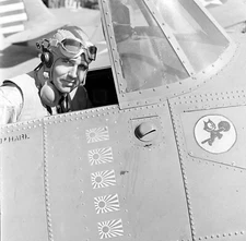 WW2 WWII Photo World War Two / US Navy Ace Butch O'Hare 1942 F4F Wildcat