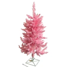 Christmas Tree | Vickerman 3' Pink Fir Artificial Tree | Unlit 