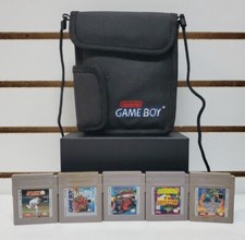 OEM Nintendo GameBoy Soft Shell Carrying Case Game Lot 2 READ