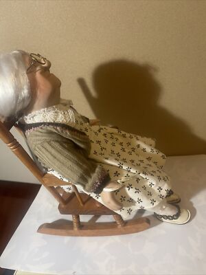 VINTAGE PORCELAIN GRANDMA DOLL 16 Inch | eBay