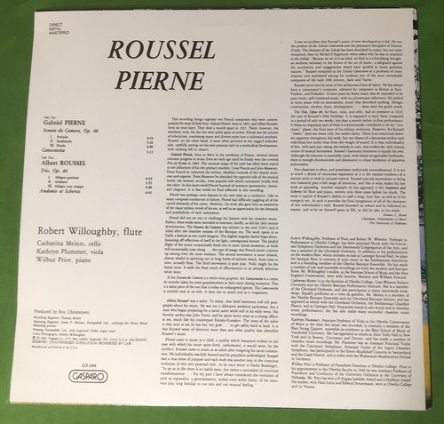 Gasparo GS-244 ROUSSEL PIERNE French Flute Willoughby Meints Plummer Price LP - Picture 2 of 2
