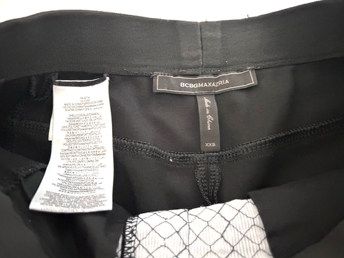 BCBGMAXAZRIA Nicolas Quilted Pants SIZE XXS Faux Leather NFB2F696/B518A - Picture 12 of 12