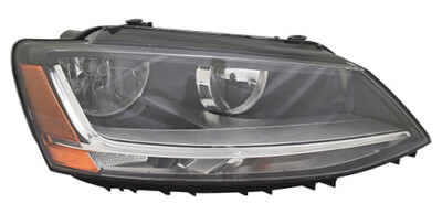 TYC NSF Right Halogen Headlight For Volkswagen Jetta w/ LED DRL 2015-2018 Models