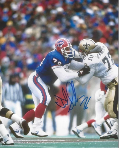 Buffalo Bills Fred Smerlas #76 Autographed 8x10 Photo COA BUF