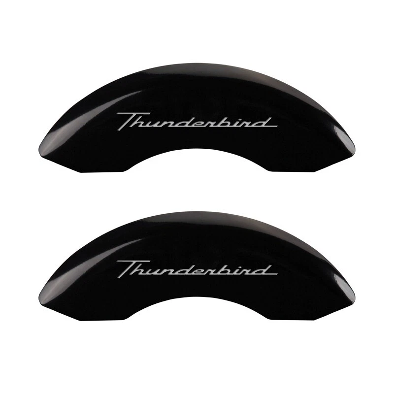 Черные передние + задние крышки суппортов тормозных дисков MGP 2002-2005 Ford «Thunderbird» - Изображение 2 из 4