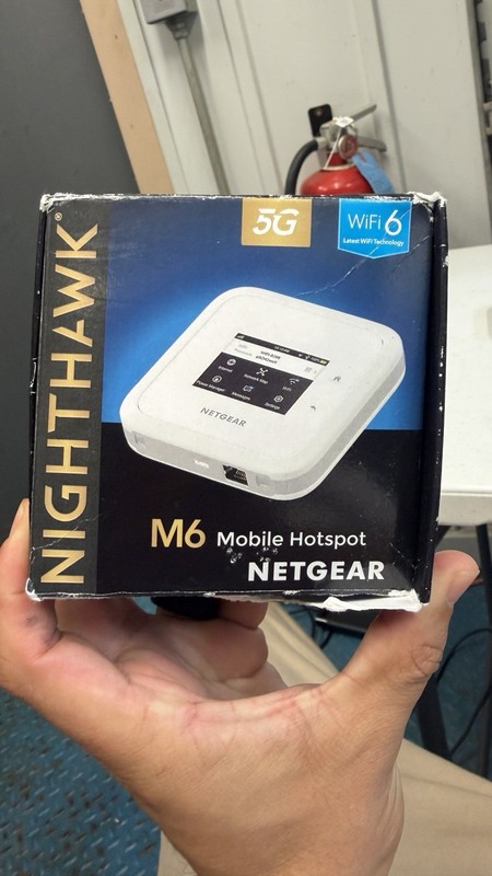 Netgear Nighthawk M6 MR6110 5G WiFi 6 Mobile Hotspot GSM Unlocked Original Box
