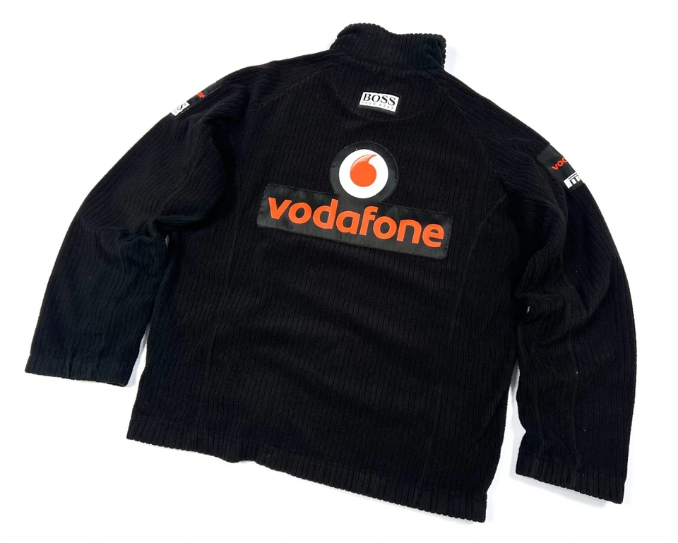 Chaqueta de carreras informal vintage para hombre Mercedes-Benz McLaren 1/4 cremallera polar - L/XL Foto 2 de 4