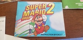 Dungeon Magic Football Super Mario 2 Nintendo NES Manual Only Instruction  + bon