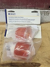 📢LOT OF 2 🚨Brady saftey cover button 134018🚀📦