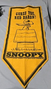 Snoopy Pennant | eBay