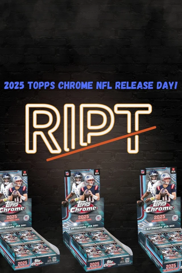 ☆ $1 Start Topps Chrome NFL Breaks w/ RIPT!!☆