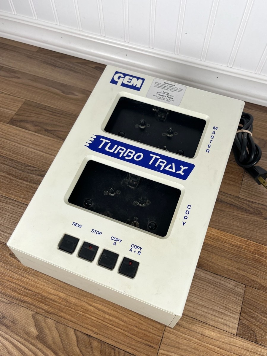 Vintage GEM Turbo Trax LC60127 High Speed Cassette Duplicator