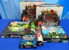 Elzra Catacombs 3rd Edition Kickstarter Used Lot of 6 Base + Expansions