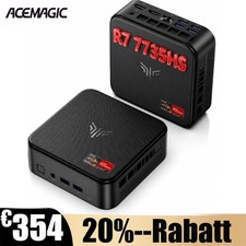 ACEMAGIC E3B Mini Game PC AMD Ryzen 7 7735HS 24GB LPDDR5 1TB SSD Win11Pro WiFi6