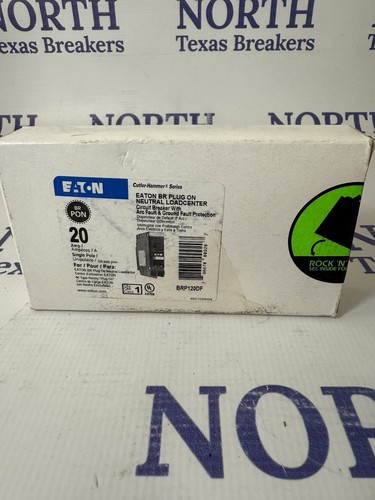 Eaton BRP120DF 120 20A 1-Pole Circuit Breaker