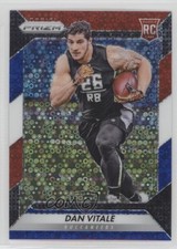 2016 Panini Prizm Rookie Red White & Blue Disco Prizm Dan Vitale #297 4k8