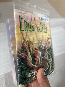 Crystalis for NES Nintendo Manual In Case Box Cut Out Good Shape
