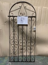 Arched Top Wrought Iron Style Metal Garden Gate 850mm Wide x 1830mm High