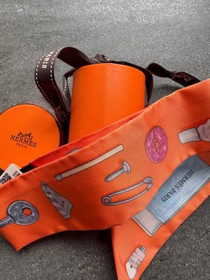 Hermes Twilly NEU, mit Etikett und Box, Modell ''in the Pocket''