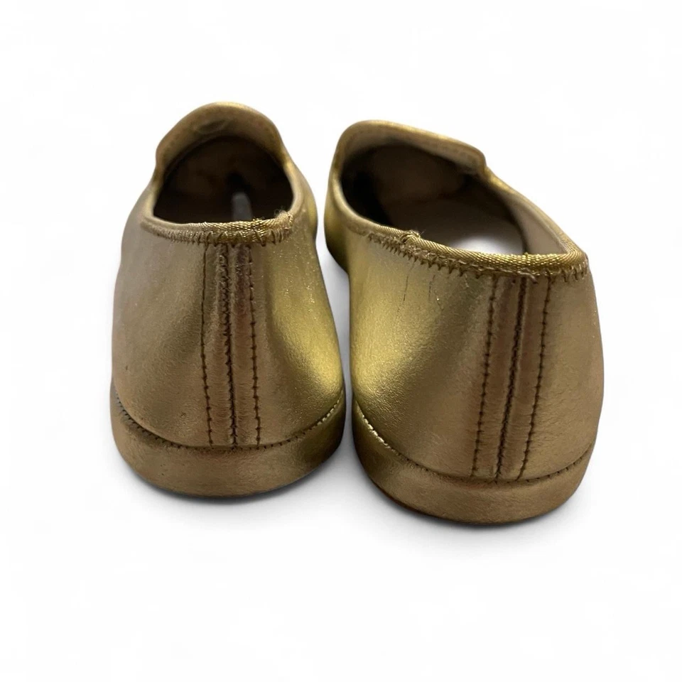 Chinelos femininos DANIEL VERDE MEG COR OURO COURO TAMANHO 8 N - Imagem 3 de 4