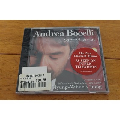 Andrea Bocelli CD Sacred Arias Classical Myung-Whun Chung Orchestra 1999 New