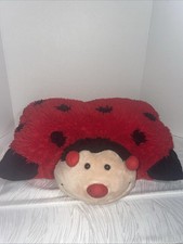 Pillow Pets Ms. Ladybug Red Black Ms 18 x 20 Plush 2010 Retired. Sanitized