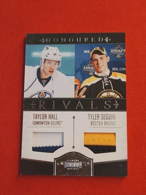 Tyler Seguin + Tayler Hall Limited /49 Panini Memorabilia Rookie - Image 1 of 4