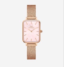 Daniel Wellington Quartz Quadro Melrose Pink MoP Rose Gold Watch