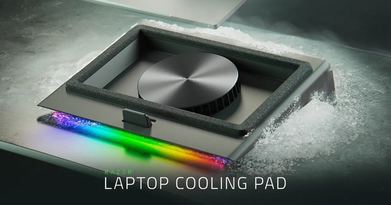 Razer - Laptop Cooling Pad with Intelligent Fan Control and Chroma RGB for La...