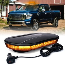 Amber Led Strobe Beacon Light Rooftop Snow Plow Tow Truck Safety Wmagnetic Base Amber Led Strobe Beacon Light Rooftop Snow Plow Tow Truck Safety Wmagnetic Base