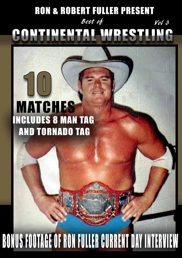 Feature Film Best Of Continental Wrestling Vol 3 DVD New 760137227199