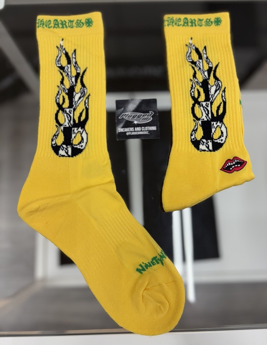 Size Small (4-6 US) - Chrome Hearts X Matty Boy Flame Socks