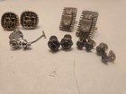 Vintage Men's Jewelry Lot Cuff Links, Tie Tacks, Buttons Kent Dante Great Set! — photo 5