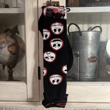 NWT Disney Nightmare Before Christmas Jack Skellington knee high Socks - Cuffed