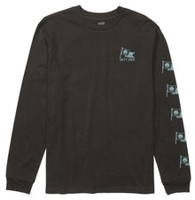 Salty Crew Flag Day LS T-Shirt - Black - New