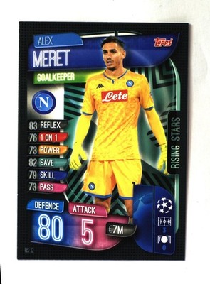 2019/20 Topps Champions Match - Alex Meret Ssc Napoli # Rs12 Figure