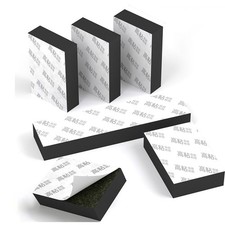 Self Adhesive Rubber Pads Anti Vibration Adhesive Backed Shock Absorber Mat DIY