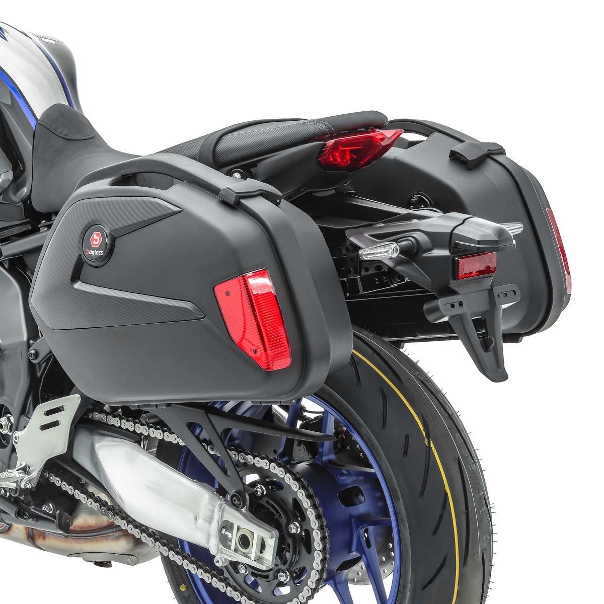 Motorrad Koffer + Kofferträger Seitenkoffer Universal Bagtecs SC22