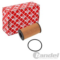Febi ÖLfilter Filtereinsatz Passend FüR Jaguar E-PACE F-PACE F-TYPE XE XF Land