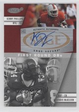 2008 SAGE Squared Auto Kenny Phillips Leodis McKelvin #A-55A Auto 0f8
