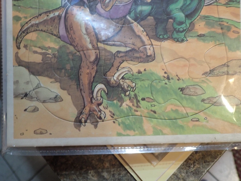 Vintage Mattel Golden 1988 Dino Riders Frame-Tray Puzzle #4577A - Image 2 of 4