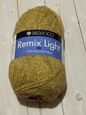 one full skein Berroco Remix Light yarn color 6922 Buttercup