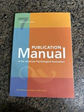 Publication Manual 7th Edition Paperback 2020...