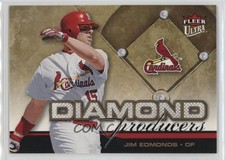 2006 Fleer Ultra Diamond Producers Jim Edmonds #DP3 f1w