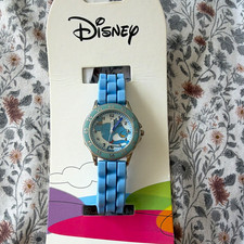 Disney Genie Character Dial Wristwatch with Blue Strap on Original Card